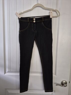 Freddy WR UP Denim-Look Skinny Jeans with Contrast Stitching Size XS